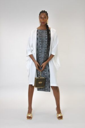 Ohemaa boubou dress - white