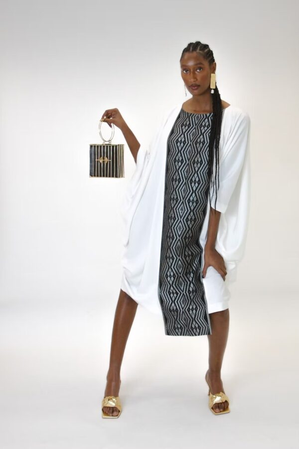 Ohemaa boubou dress - white