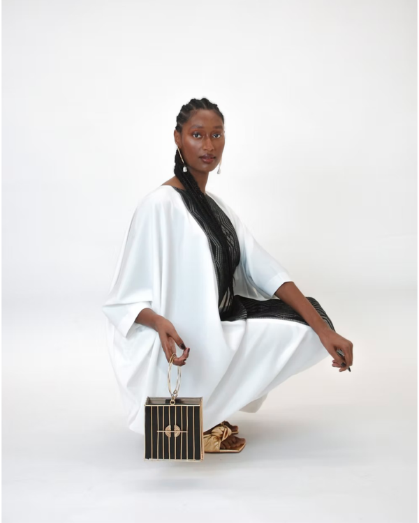 Ohemaa boubou dress - white