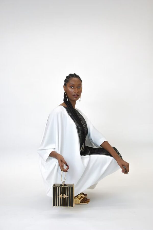 Ohemaa boubou dress - white